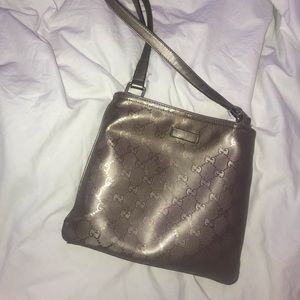 Gucci metallic crossbody bag